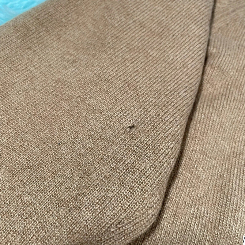 Vintage Brown Hackett Wool Knitted Jumper - Medium