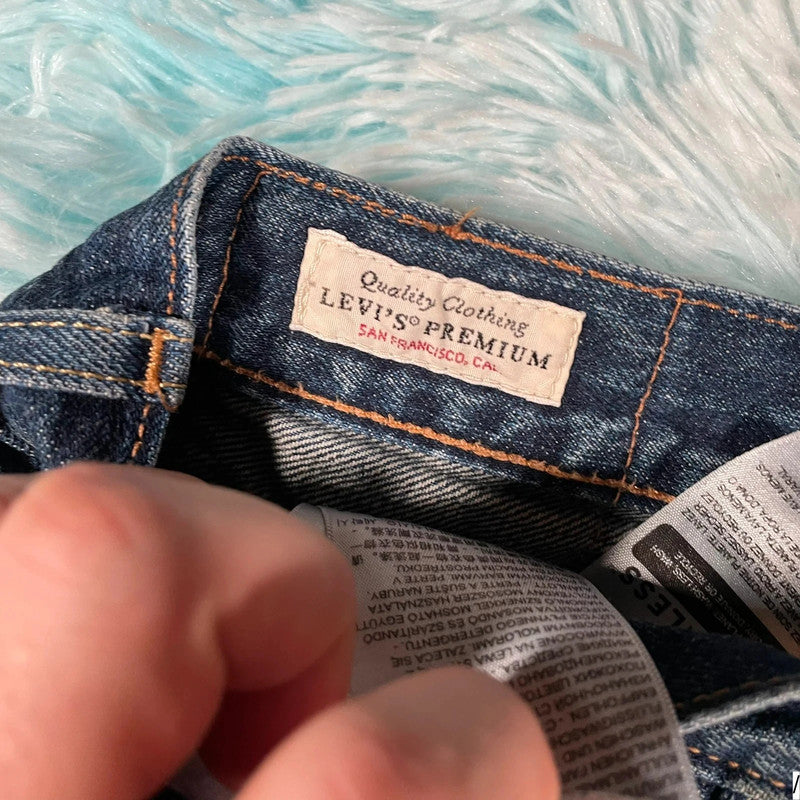 Blue Levi’s 501 Premium Jeans Straight Leg - W34 L30