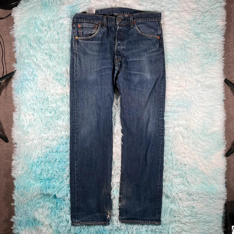 Blue Levi’s 501 Premium Jeans Straight Leg - W34 L30