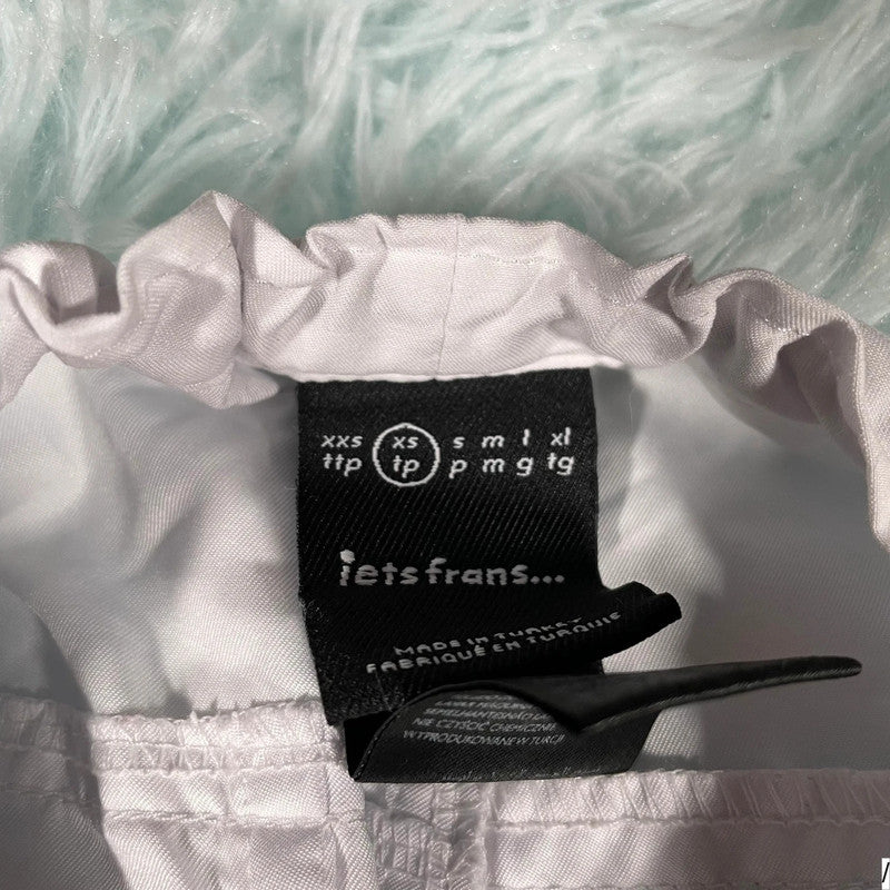 White iets frans Parachute Pants Bottoms Urban Outfitters - XS