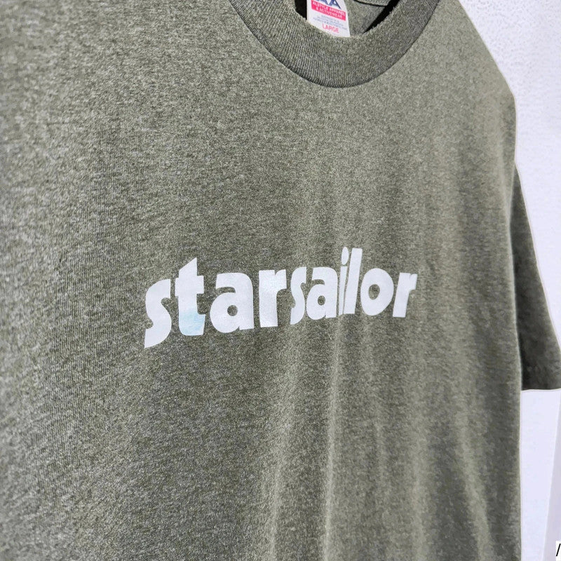 Vintage Khaki Starsailor Graphic T Shirt - Large