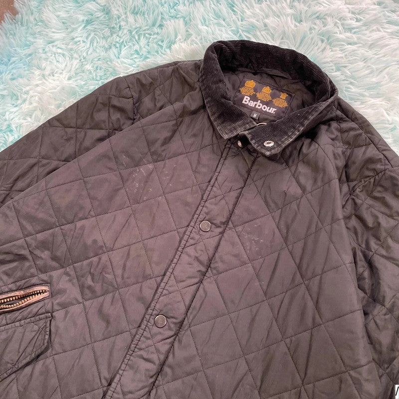 Black Barbour Quilted Jacket - Medium