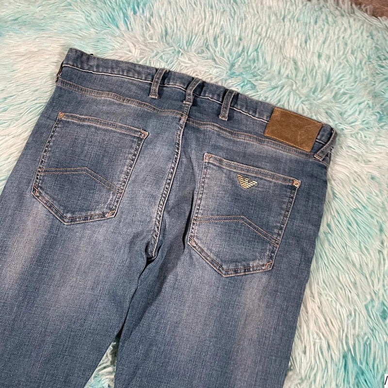 Blue Emporio Armani Jeans Skinny Jeans - 32W