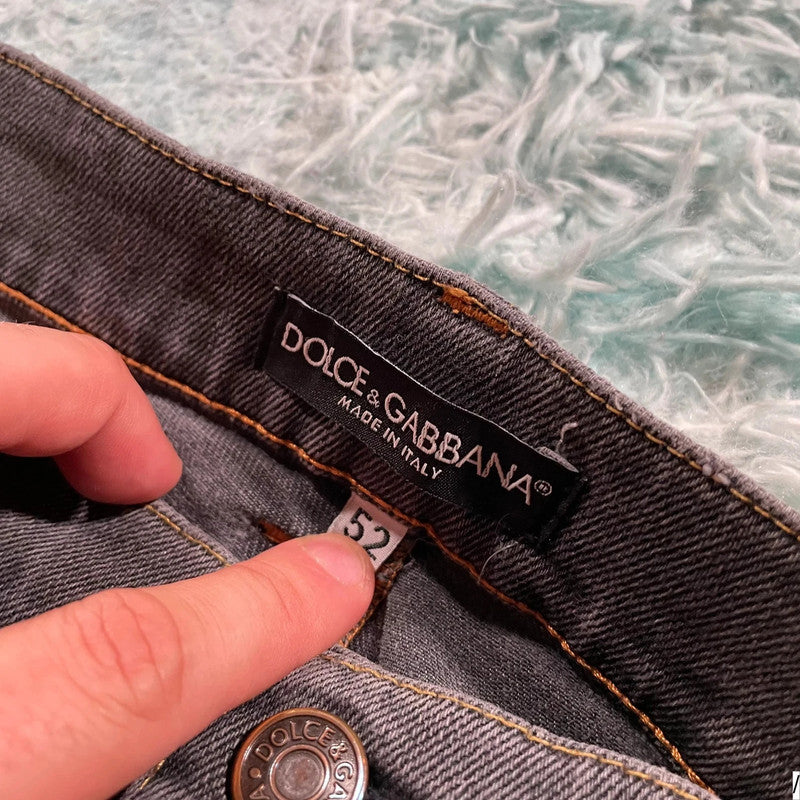 Vintage Grey Dolce & Gabbana Jeans Slim Fit - 34W