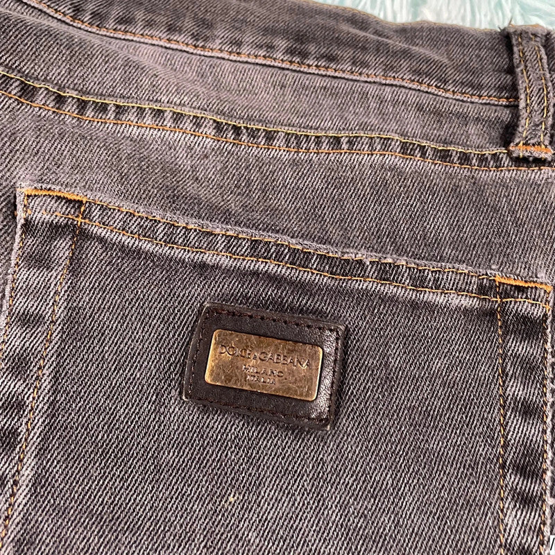 Vintage Grey Dolce & Gabbana Jeans Slim Fit - 34W