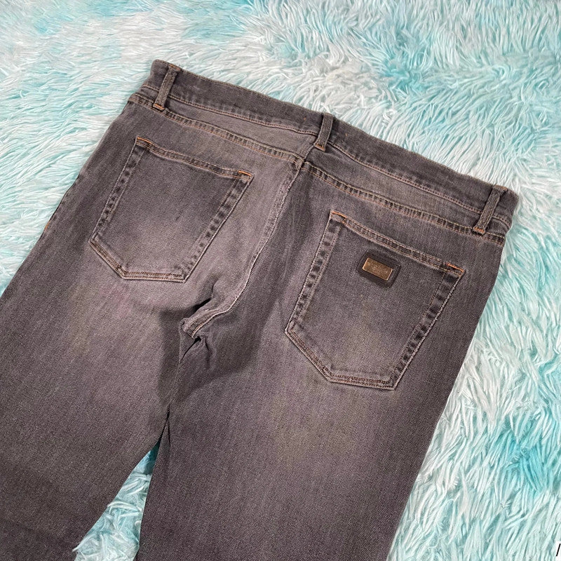 Vintage Grey Dolce & Gabbana Jeans Slim Fit - 34W