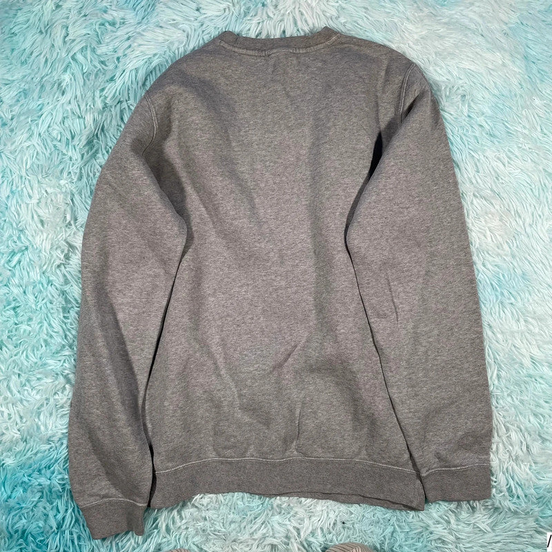Grey Nike Sweatshirt Plain - Large