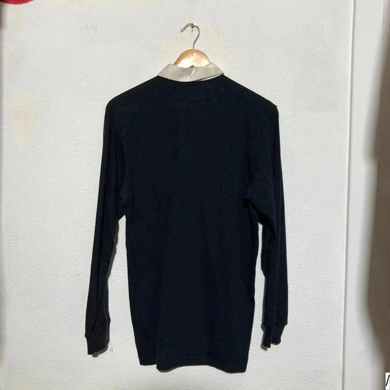 Deadstock Vintage 90s Scotland Rugby Shirt Cotton Oxford - Small