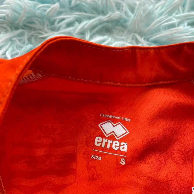 Orange Blackpool Shirt Home Kit Errea - Small