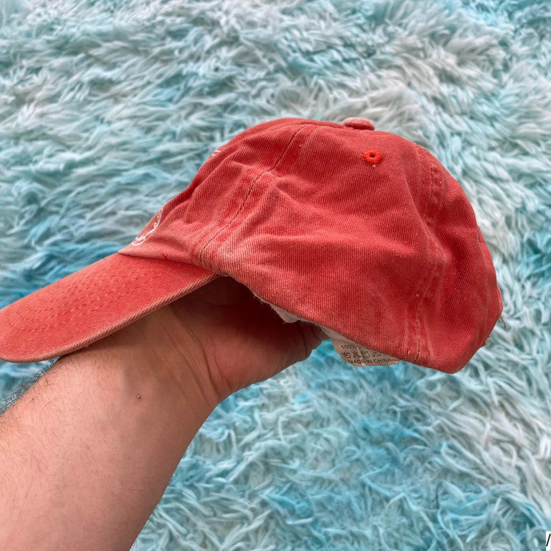 Coral Peach Corfu Tourist Cap