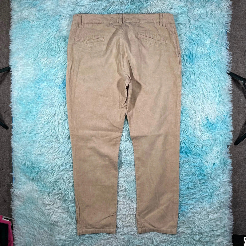 Beige Folk Corduroy Trousers - 36W