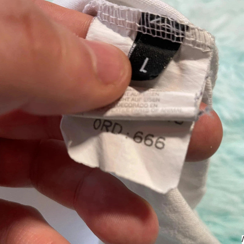 White Vetements Haute Couture T Shirt Spellout 2017