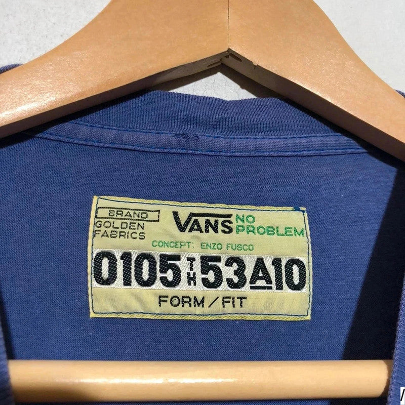 Vintage 90s Purple Vans T Shirt Skate Graphic Print - Small