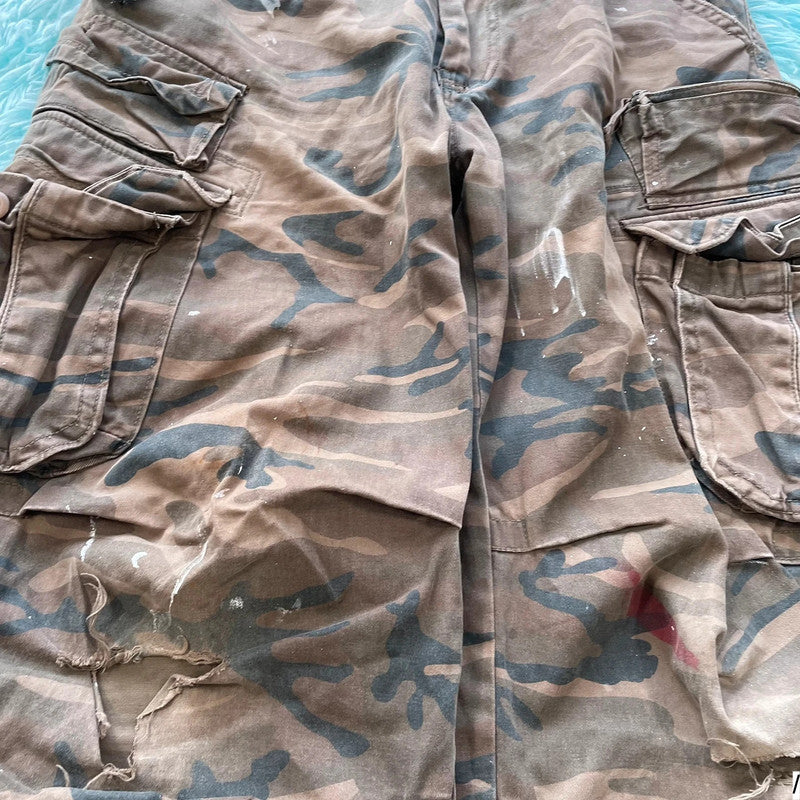 Vintage 00s Camo Abercrombie Army Cargo Pants - 31W 32L
