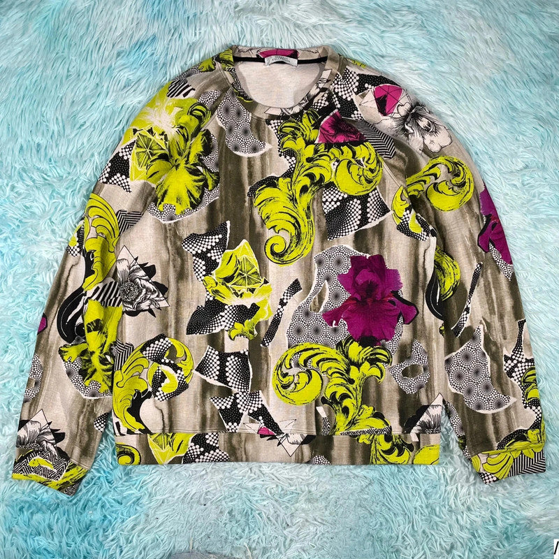 Patterned Versace Collection Sweatshirt - Large