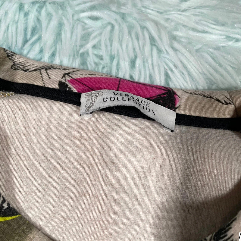 Patterned Versace Collection Sweatshirt - Large
