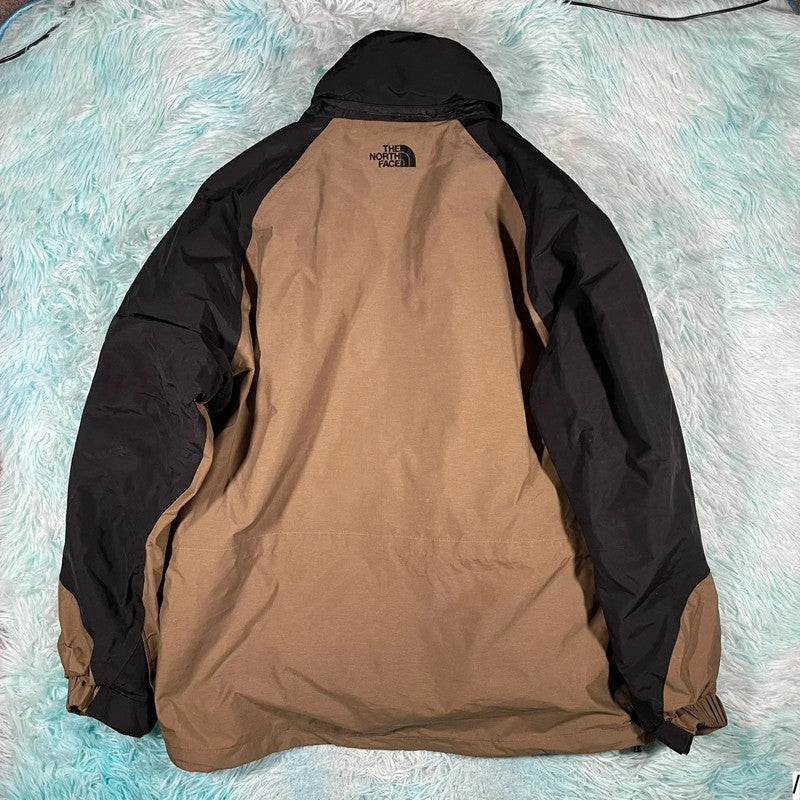 Vintage 90s Brown The North Face 3-in-1 Hyvent Windbreaker Jacket - Large