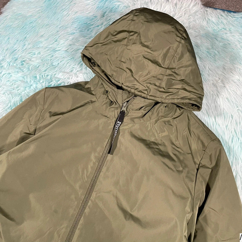 Olive green Stutterheim Puffer Jacket - Medium