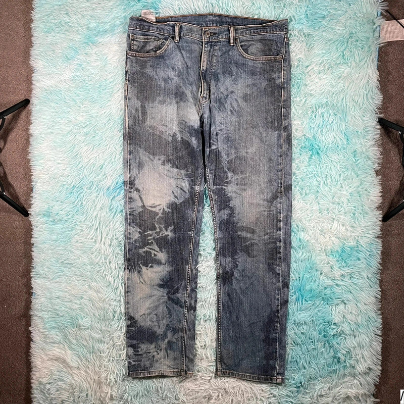 Vintage Levi’s 505 Jeans Straight Leg Bleach Dyed - 36W 32L