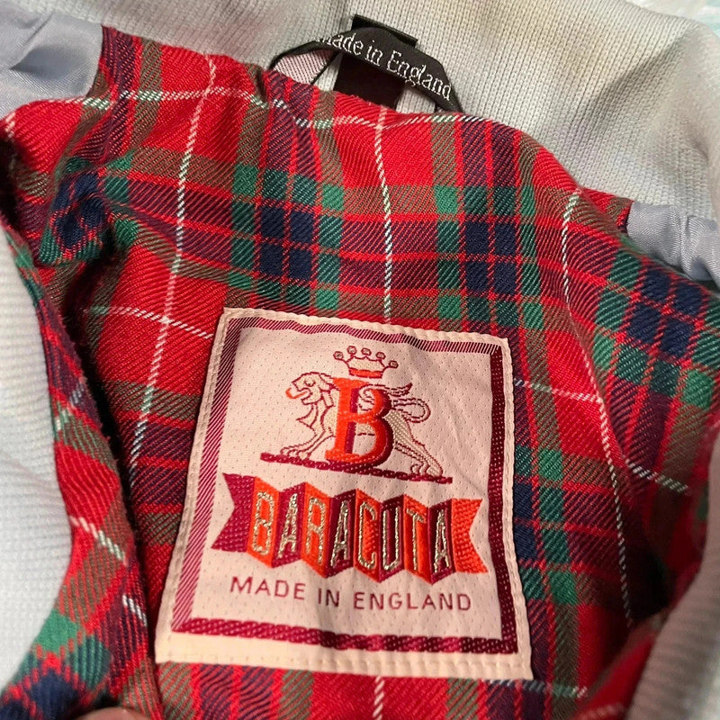 Vintage Light Blue Baracuta Bomber Jacket - XL