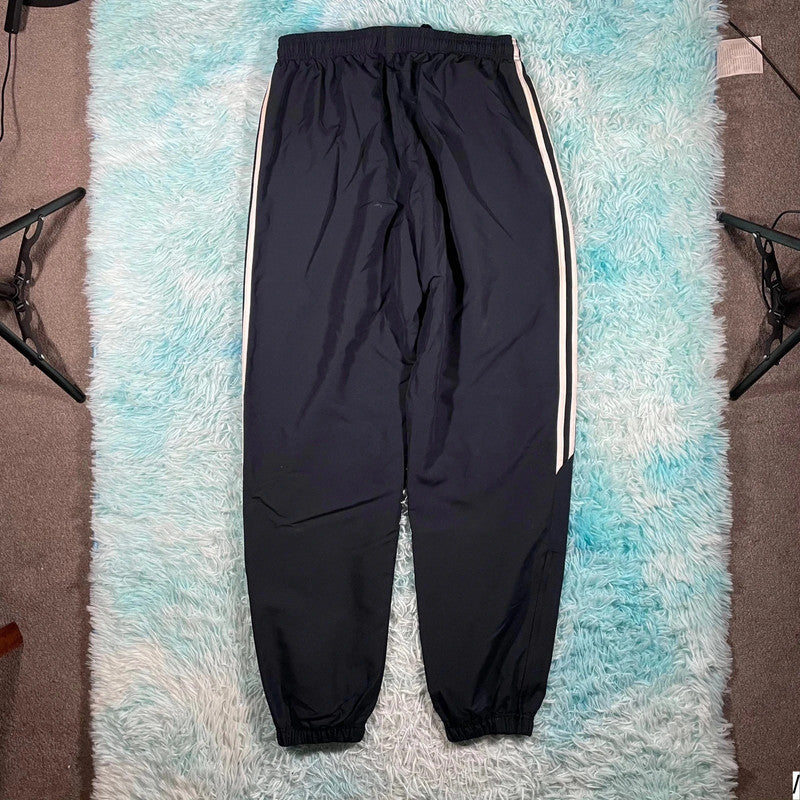 Vintage Navy Adidas Tracksuit Bottoms - Large