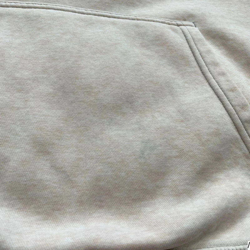 Light Rose Pink Nike Club Hoodie Spellout - Large