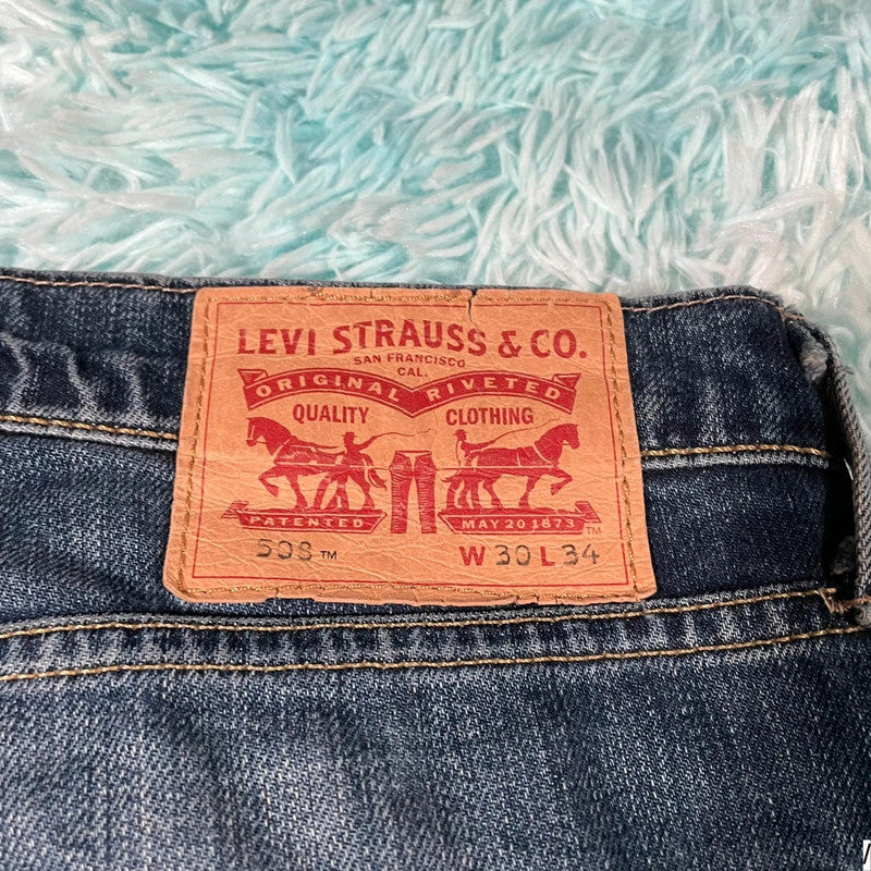 Blue Levi’s 508 Jeans Tapered Leg - 30W 34L