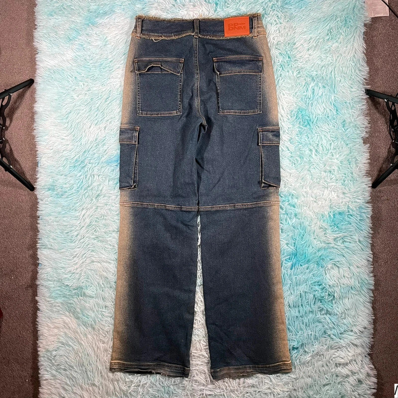 Princess Polly Cargo Jeans Low Waist - Size 10