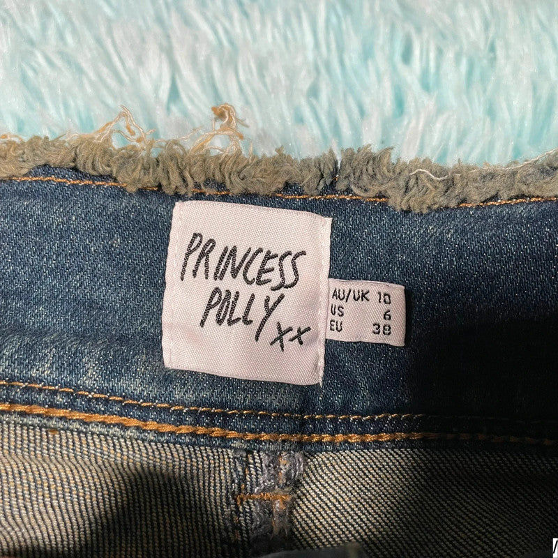Princess Polly Cargo Jeans Low Waist - Size 10
