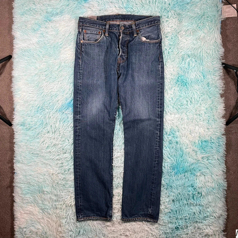 Blue Levi’s 501 Jeans Straight Leg - 30W 30L