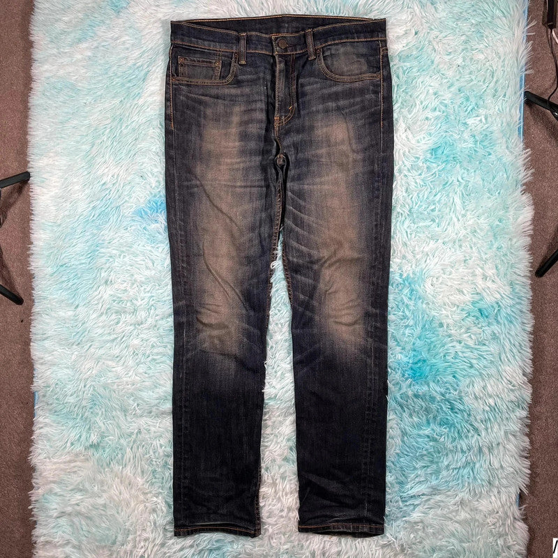 Navy Levi’s 511 Jeans Slim Straight Leg - 33W 32L