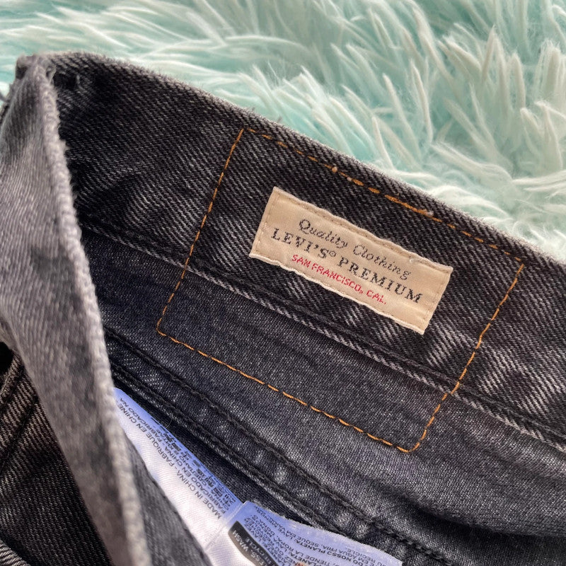 Black Levi’s 501 ST Jeans Straight Leg - W31 32L