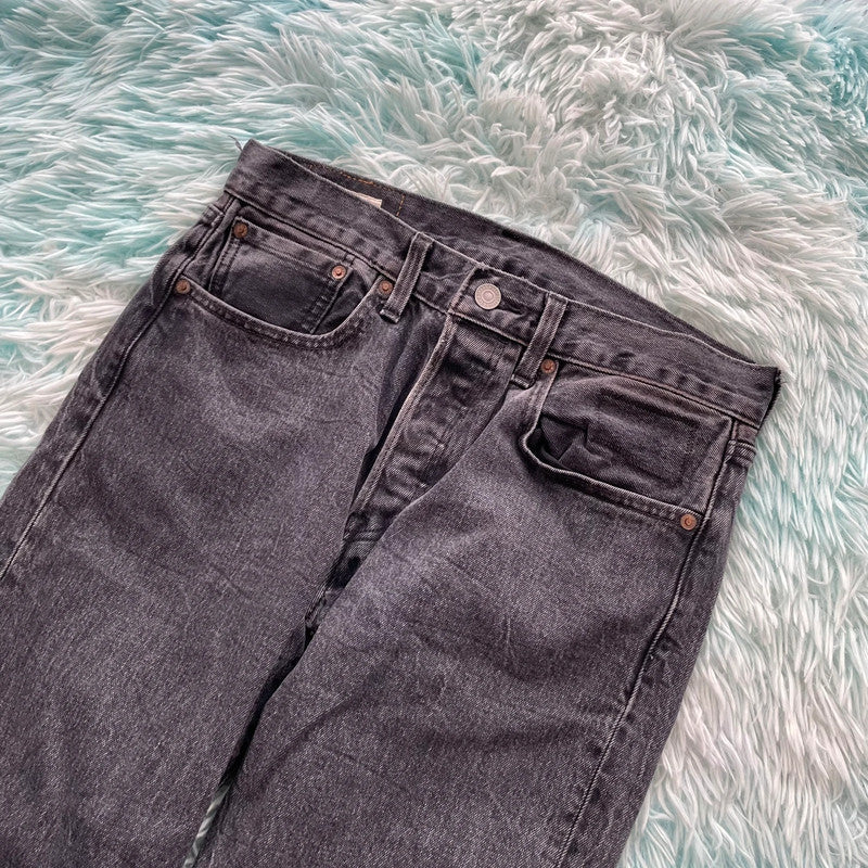 Black Levi’s 501 ST Jeans Straight Leg - W31 32L