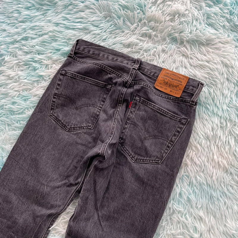 Black Levi’s 501 ST Jeans Straight Leg - W31 32L