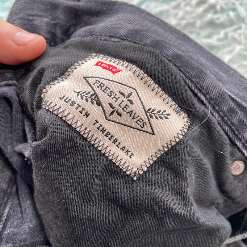 Black Levi’s 501 ST Jeans Straight Leg - W31 32L