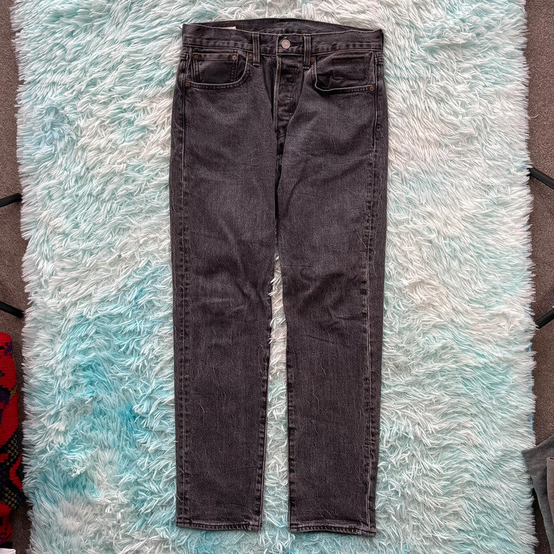 Black Levi’s 501 ST Jeans Straight Leg - W31 32L