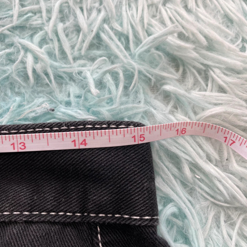 Black Off License Baggy Jeans - 30W L32