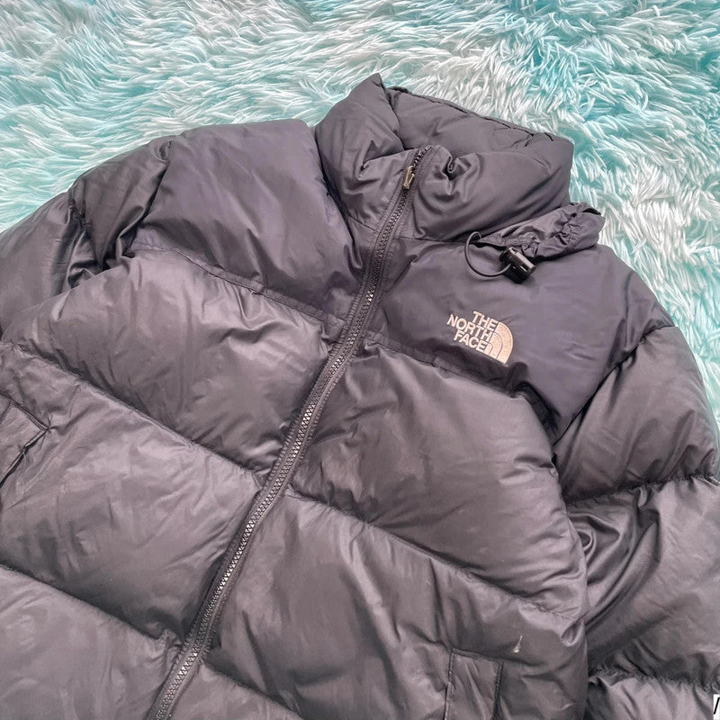 Black The North Face Nupste Puffer Jacket - Womens Medium