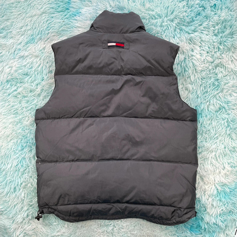 Grey Tommy Hilfiger Puffer Jacket Gilet - Medium