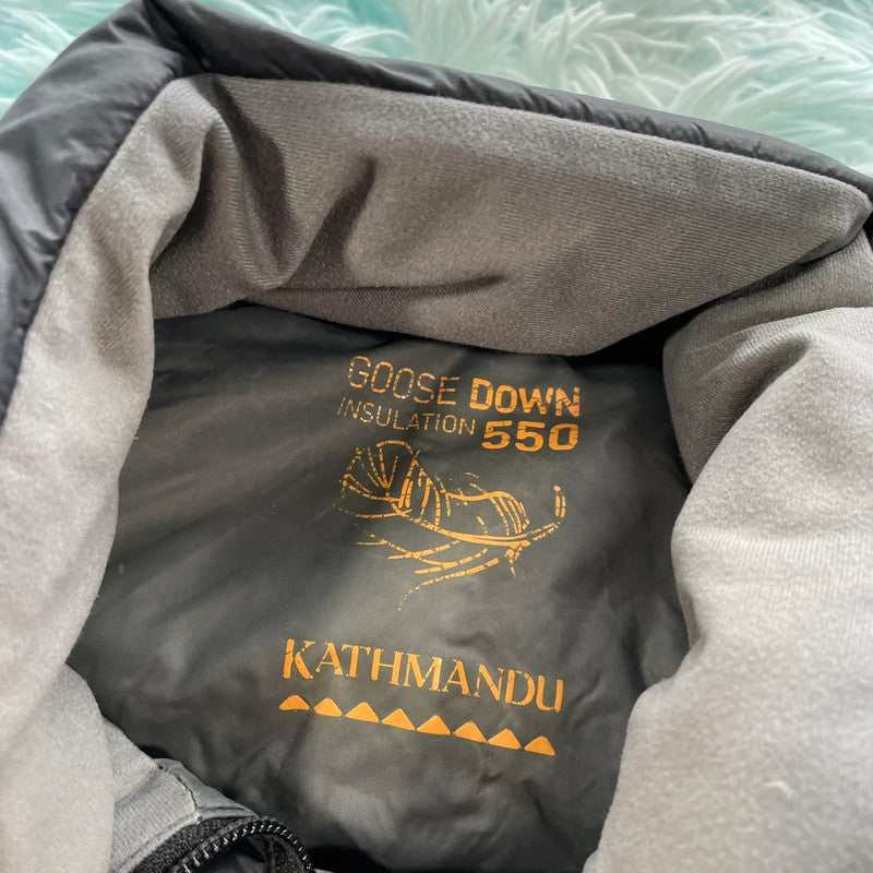 Black Kathmandu Puffer Jacket Down Fill - Small
