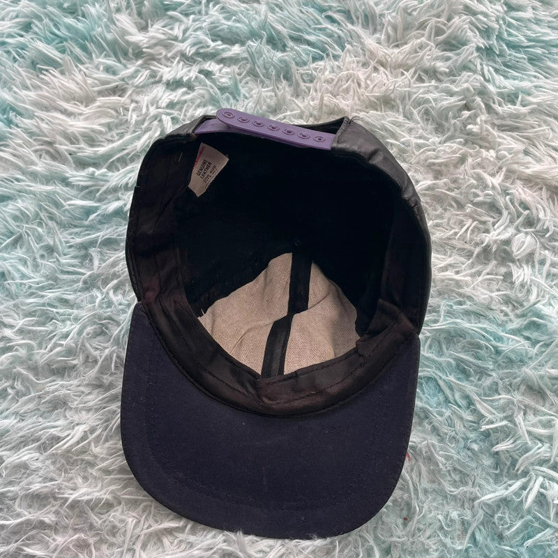 Vintage 90s Leather Africa Cap