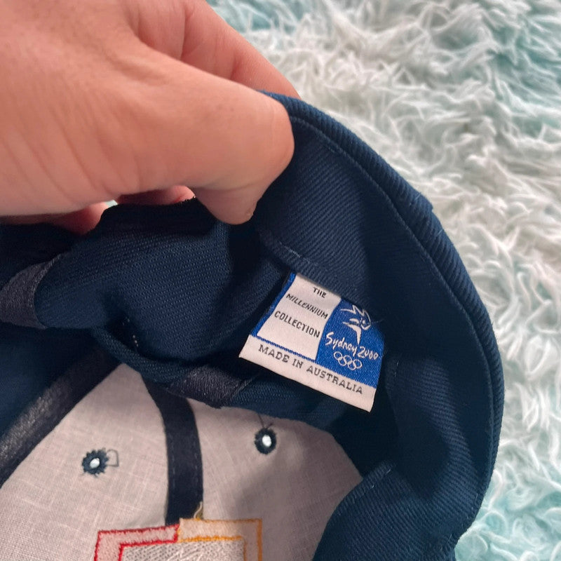 Vintage Navy Sydney 2000 Olympics Cap