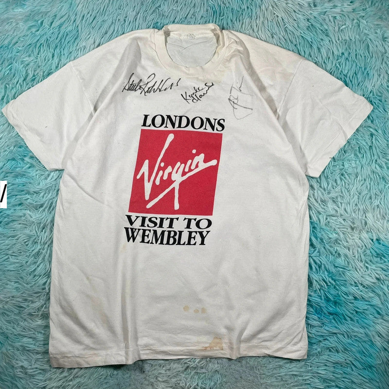 Vintage 1999 Virgin London Broncos T Shirt - XL