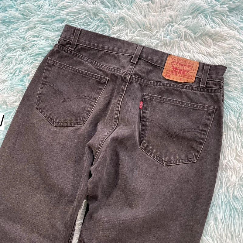 Vintage Dark Grey Levi’s Jeans 505 Straight Loose - W36 L30