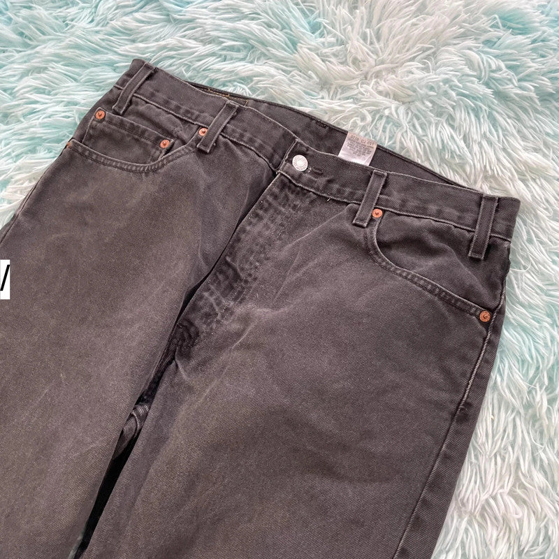 Vintage Dark Grey Levi’s Jeans 505 Straight Loose - W36 L30