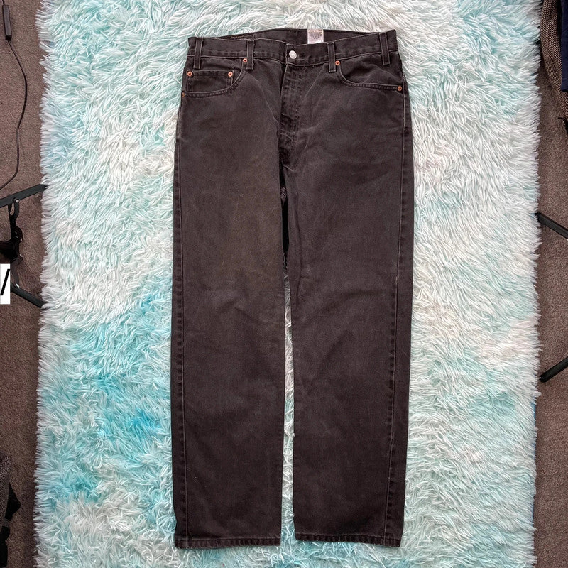 Vintage Dark Grey Levi’s Jeans 505 Straight Loose - W36 L30