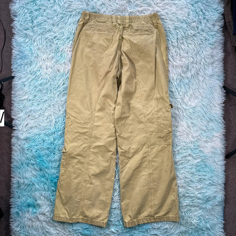 Olive Green BDG Urban Outfitters Cargo Y2K Trousers - Medium