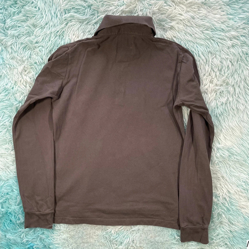 Grey Vivienne Westwood Polo Shirt Long Sleeve - Medium