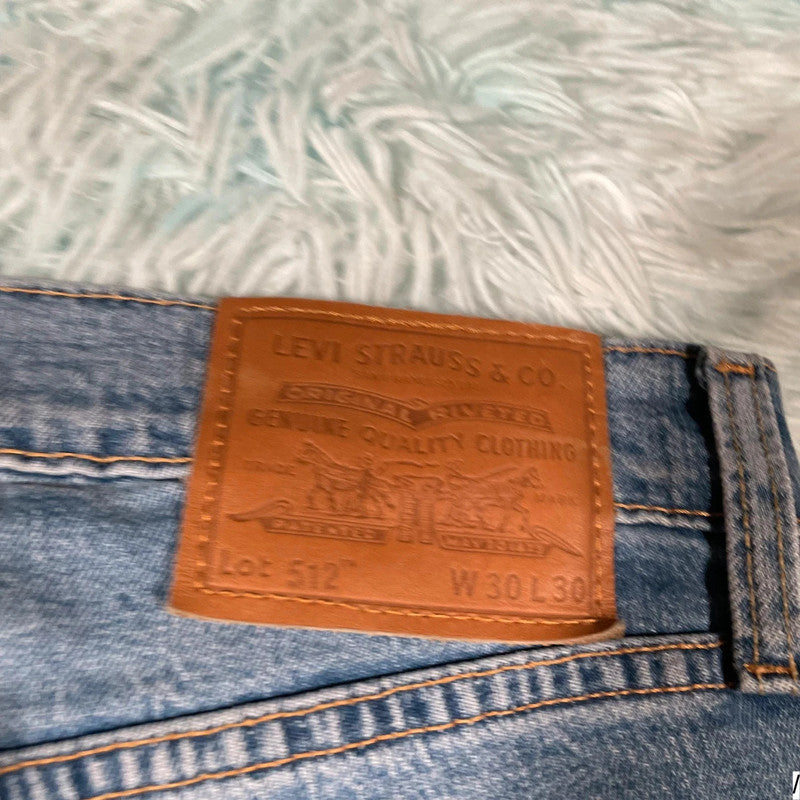Blue Levi’s Jeans 512 Slim Fit - 30W 30L