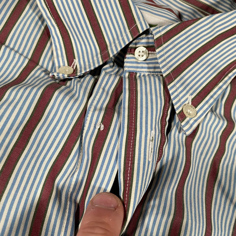 Vintage Lilac Striped Lacoste Shirt - XXL